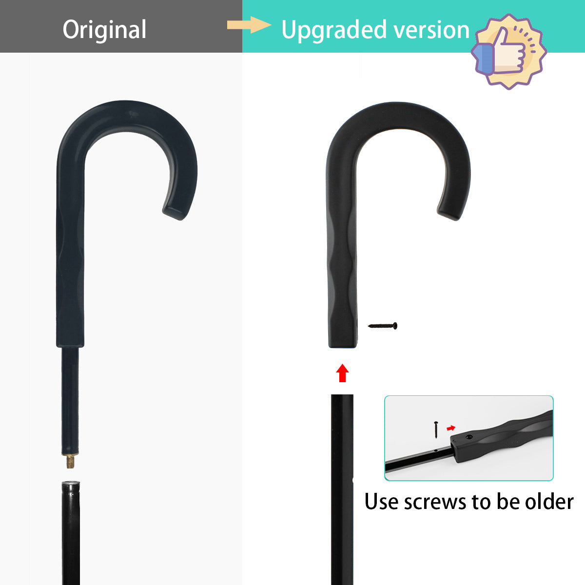 Transparent Dog Umbrella with Leash