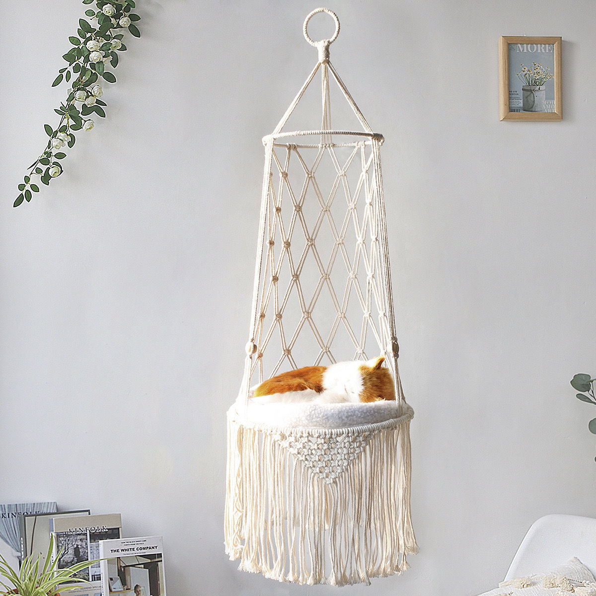Elevated Pet Comfort Hanging Hammock
