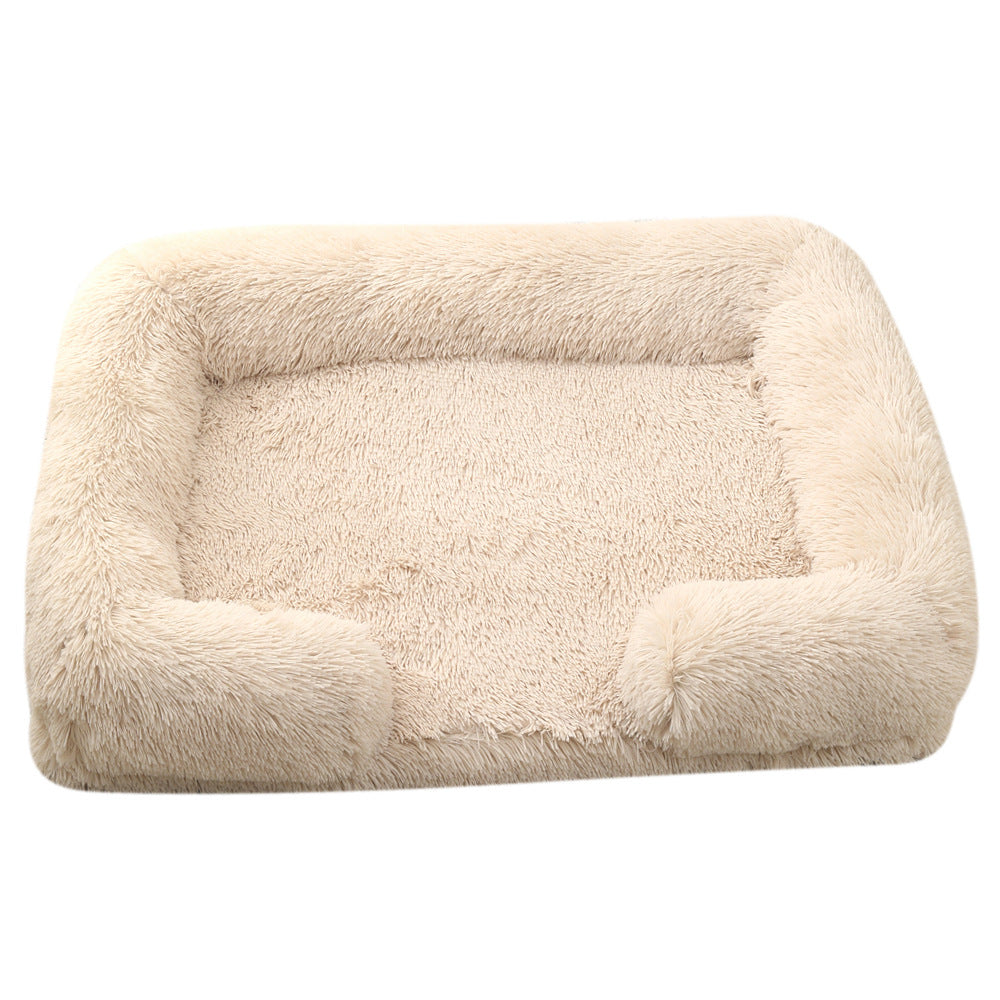 Super Cozy Round Plush Bed Dogs Love