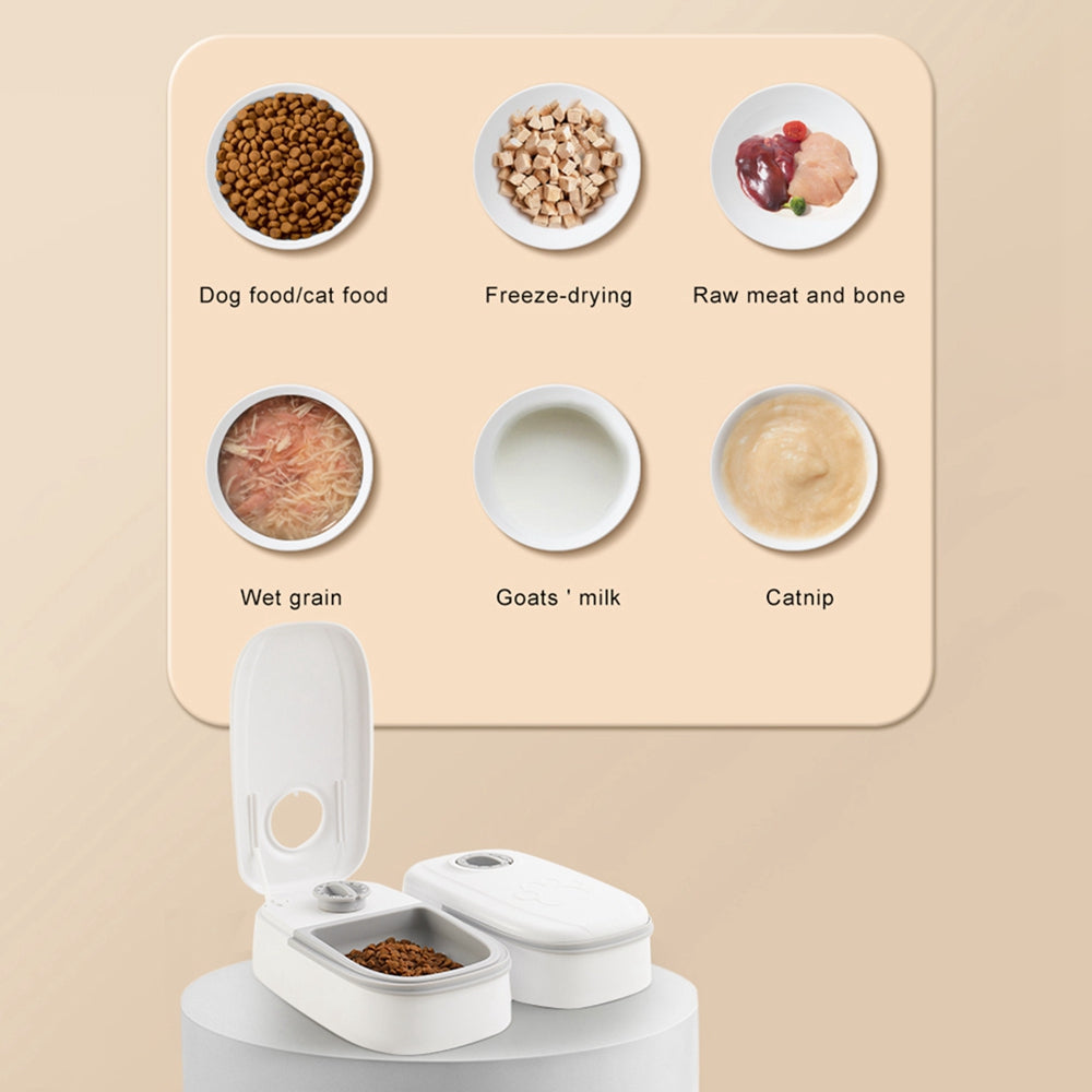 Smart Food Dispenser with timer For Cats Dogs
