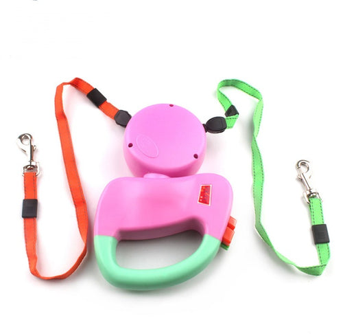 Dual Retractable Dog Walking Leash