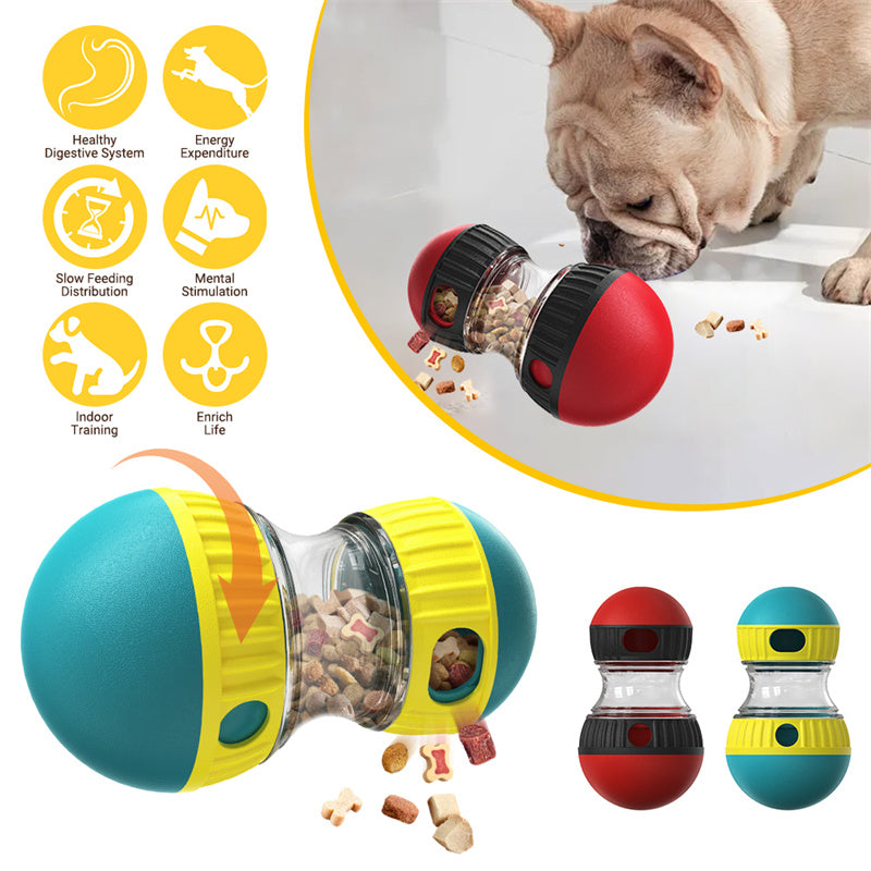 Interactive Food Dispensing Puzzle Toy for Dogs and Cats Slow Feeding