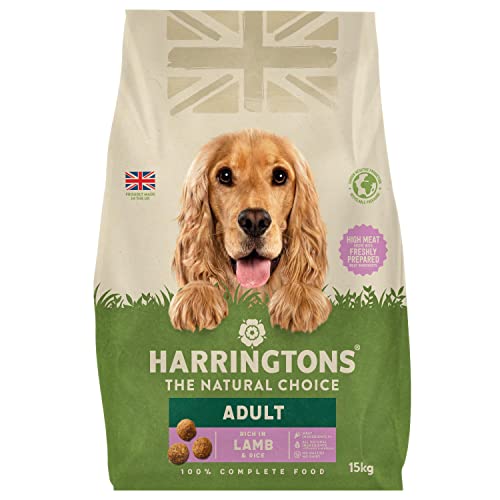 Harringtons Complete Dry Adult Dog Food Lamb & Rice 15kg - Made with All Natural Ingredients