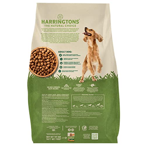 Harringtons Complete Dry Adult Dog Food Lamb & Rice 15kg - Made with All Natural Ingredients