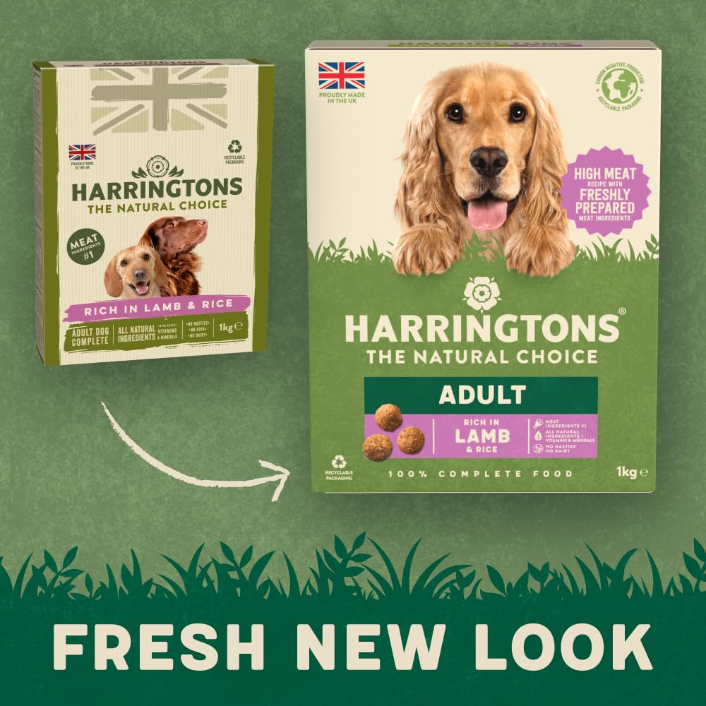 Harringtons Complete Dry Adult Dog Food Lamb & Rice 15kg - Made with All Natural Ingredients