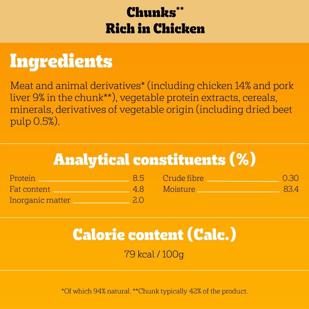 Pedigree Adult Dog Wet Food Pouch Mixed Selection in Gravy, 40x100g