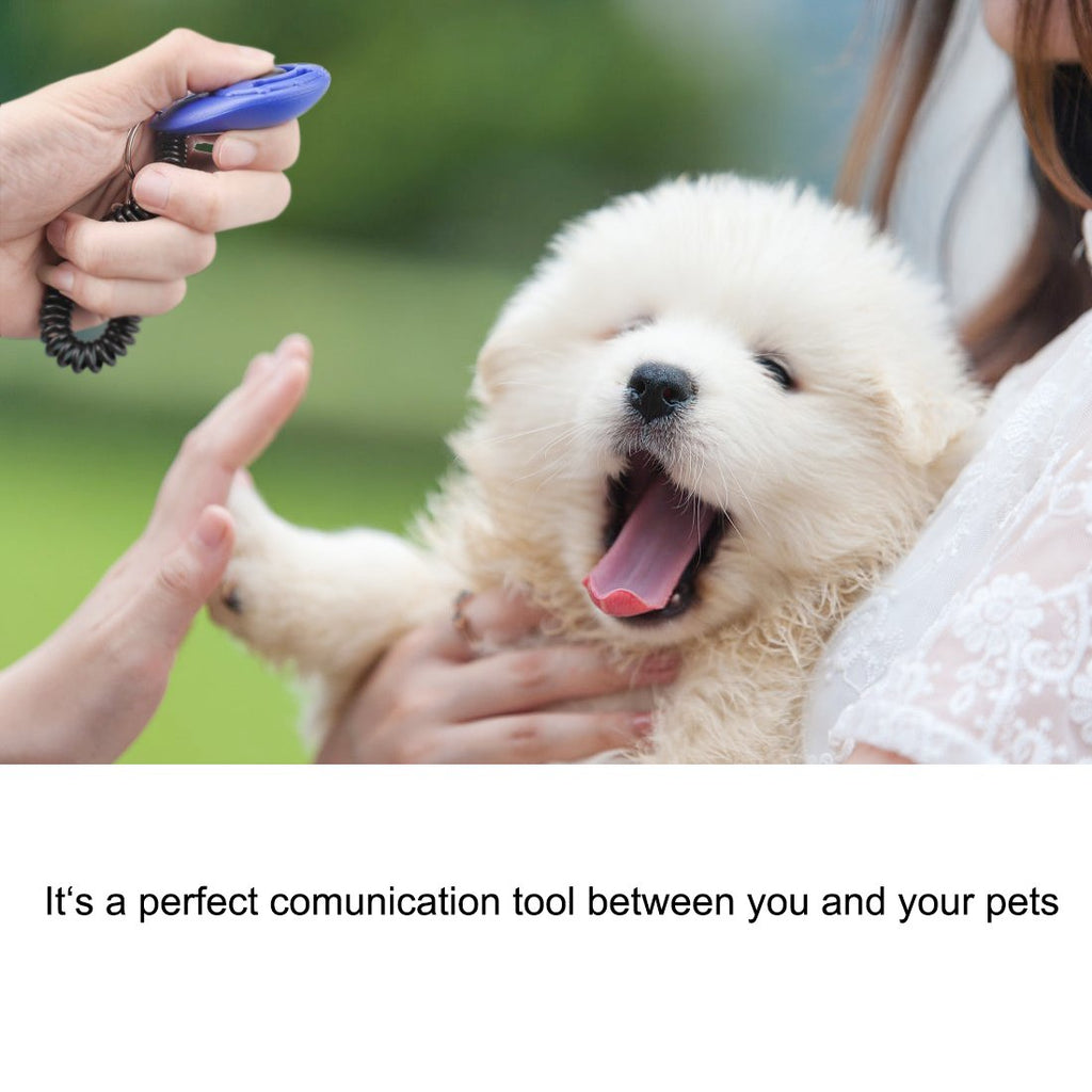 Diyife Dog Clicker, [2 PCS,Black&Green] Pet Training Clicker with Wrist Strap for Dog Cat Horse