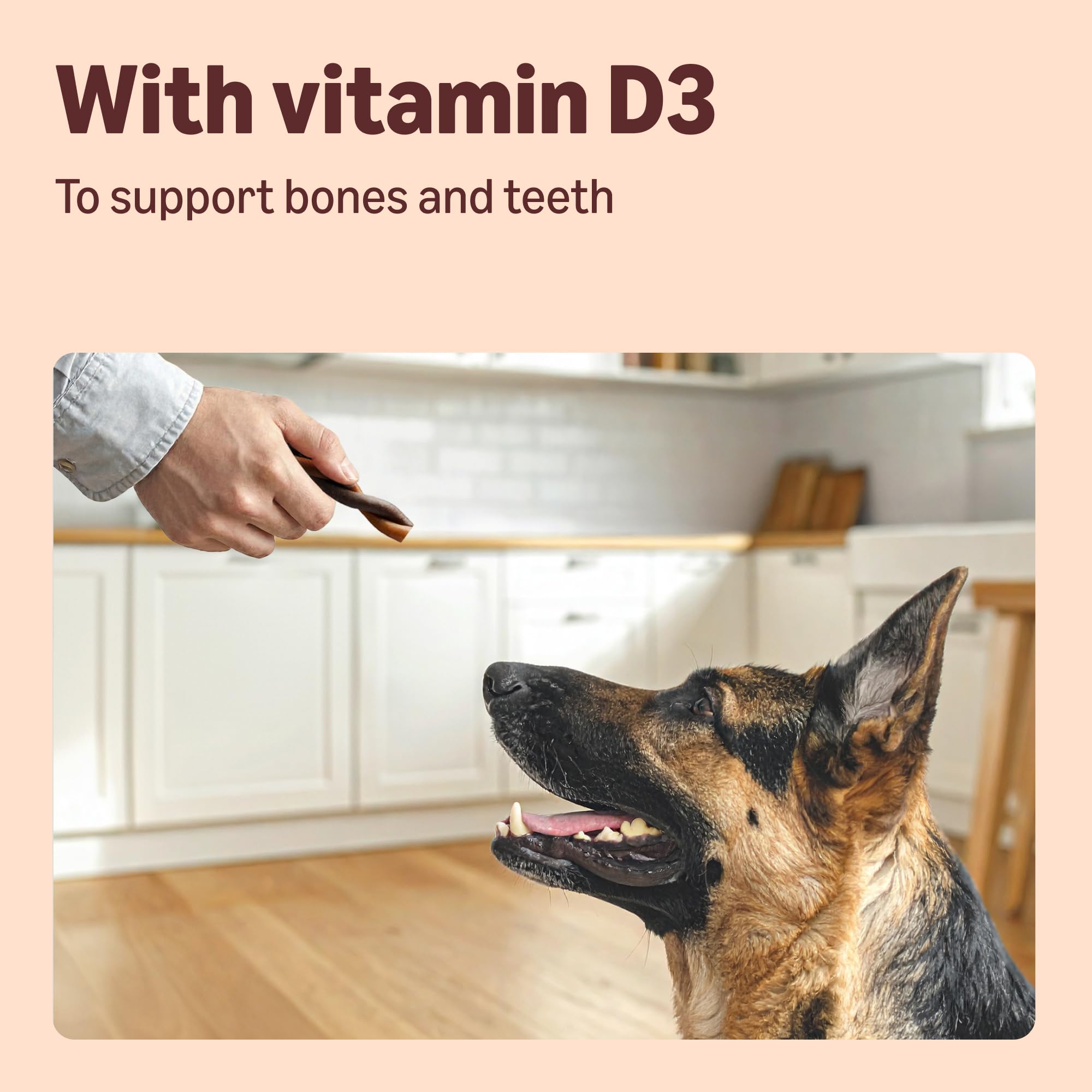 by Amazon Dog Treats - Flat Strips with Chicken, 200g