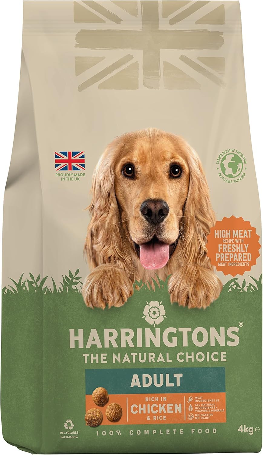 Harringtons Complete Dry Adult Dog Food Lamb & Rice 15kg - Made with All Natural Ingredients
