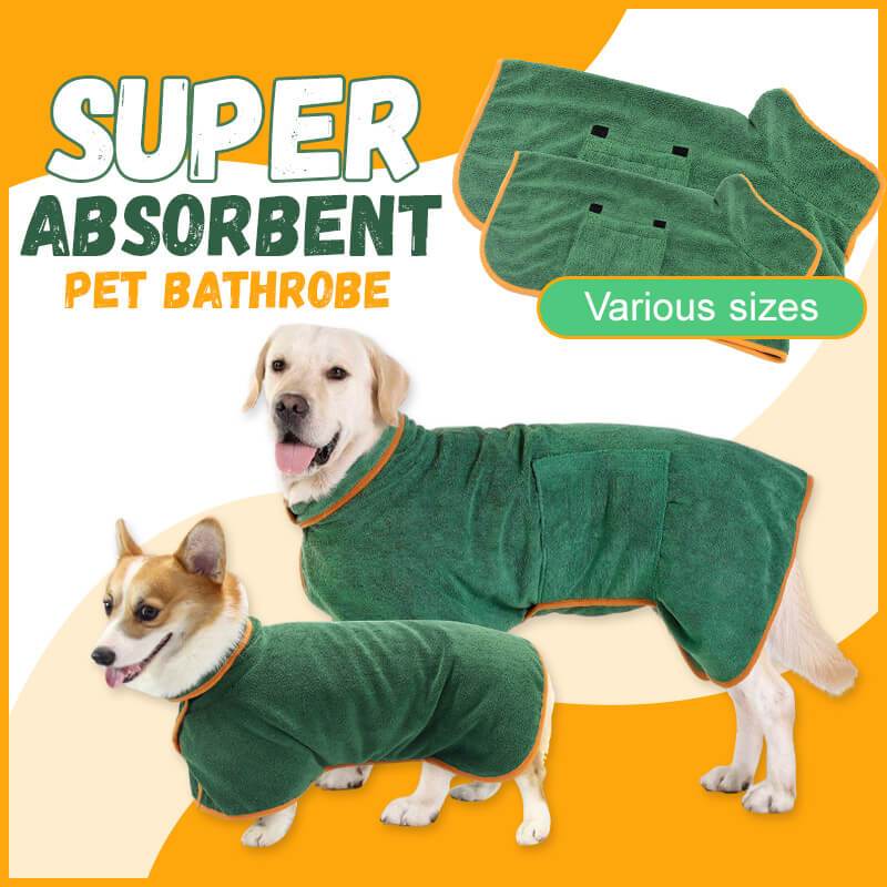 Ultra-soft Dog Bathrobe for Fast Drying