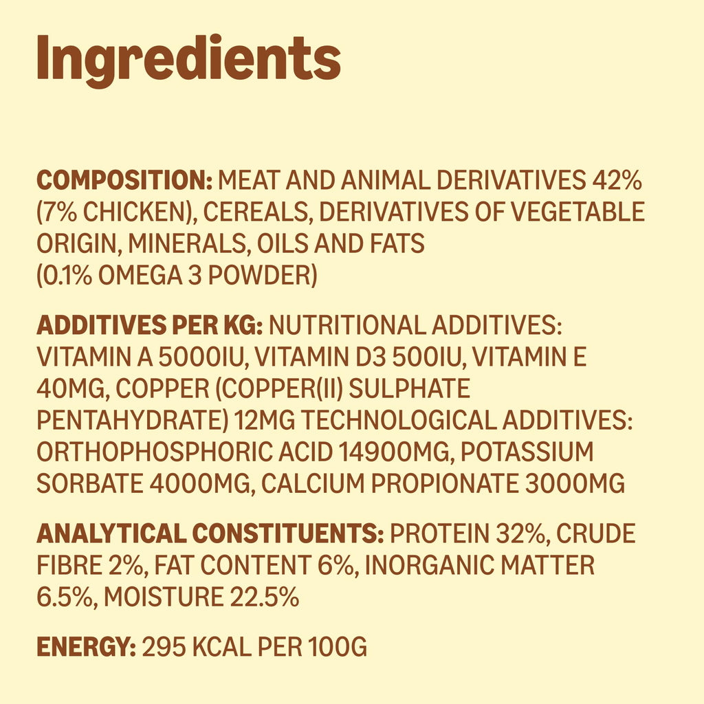 by Amazon Dog Treats - Flat Strips with Chicken, 200g