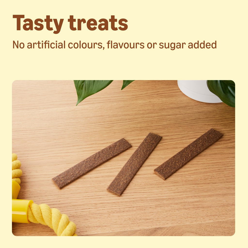 by Amazon Dog Treats - Flat Strips with Chicken, 200g