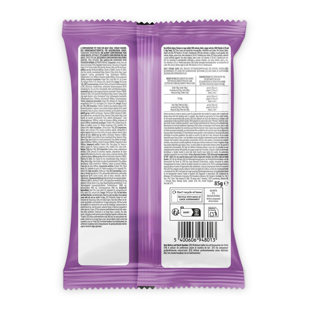 by Amazon Dog Treats - Flat Strips with Chicken, 200g