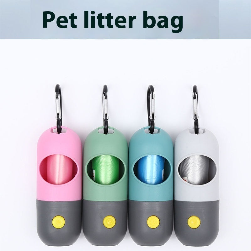 Dog Poop Bag Dispenser + Bags