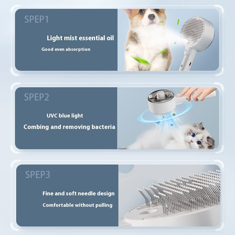 Pet Spray Grooming Comb