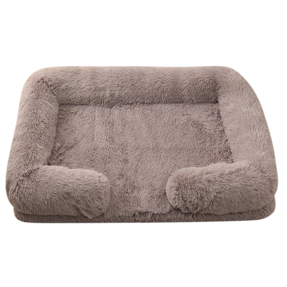 Super Cozy Round Plush Bed Dogs Love