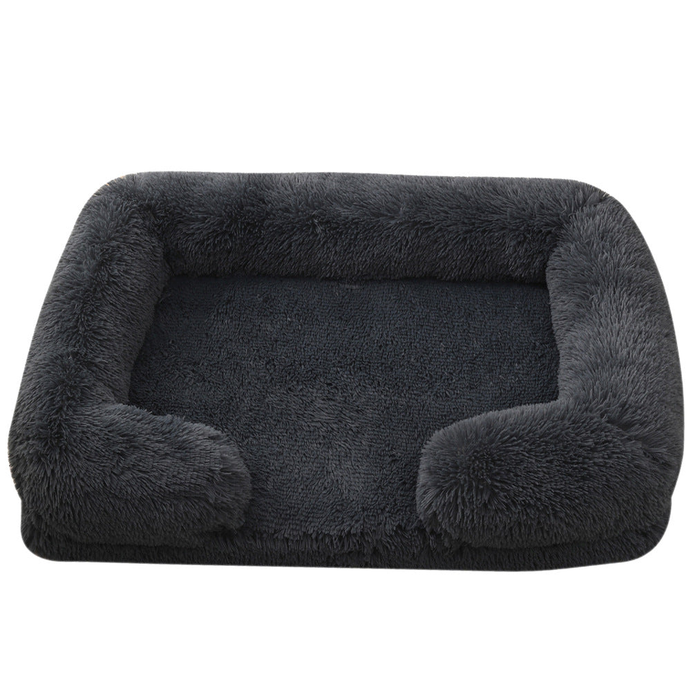 Super Cozy Round Plush Bed Dogs Love