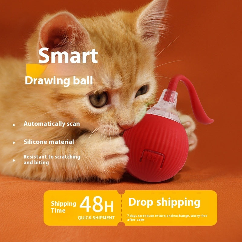 WhirlPurr™ Interactive Cat Rolling Ball