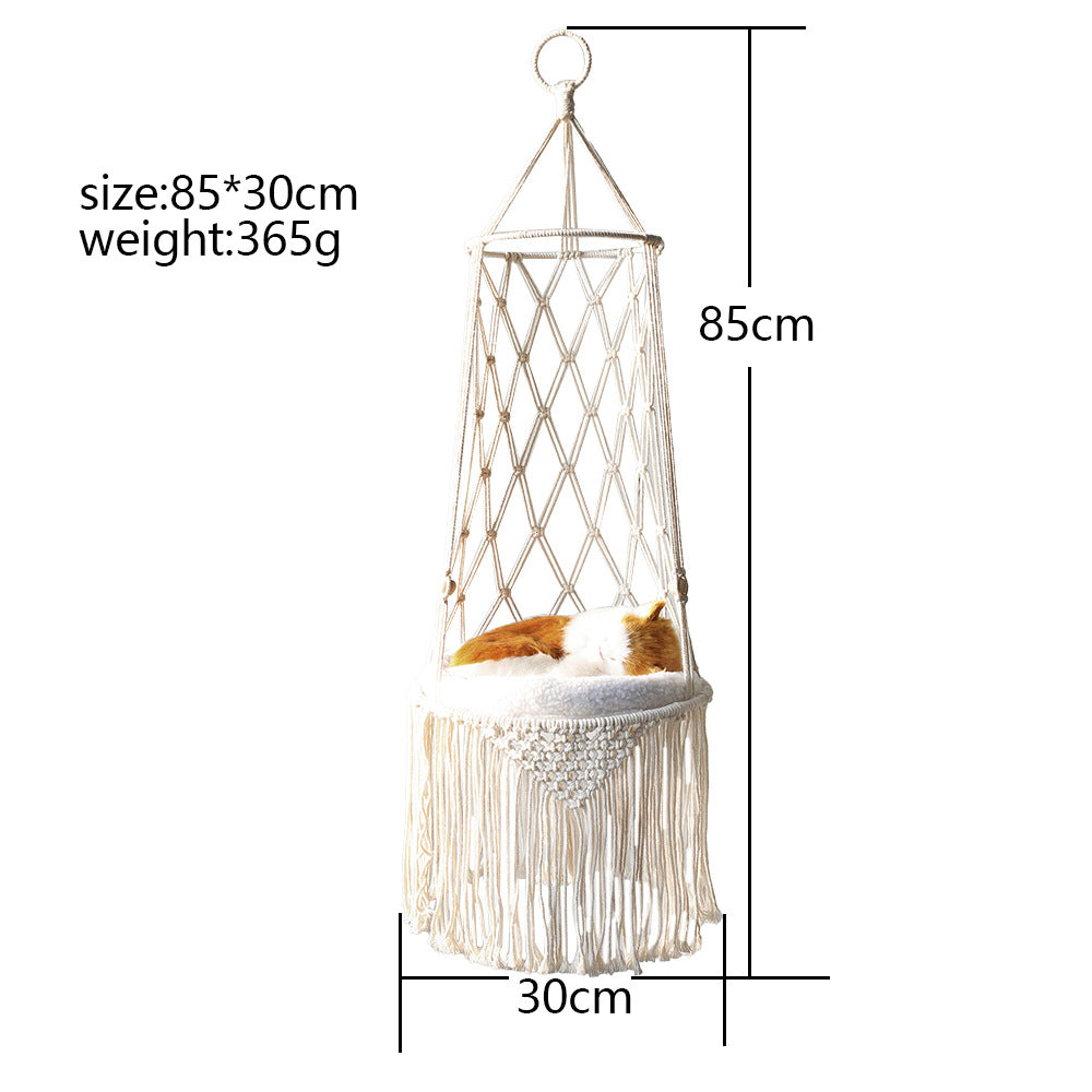 Elevated Pet Comfort Hanging Hammock